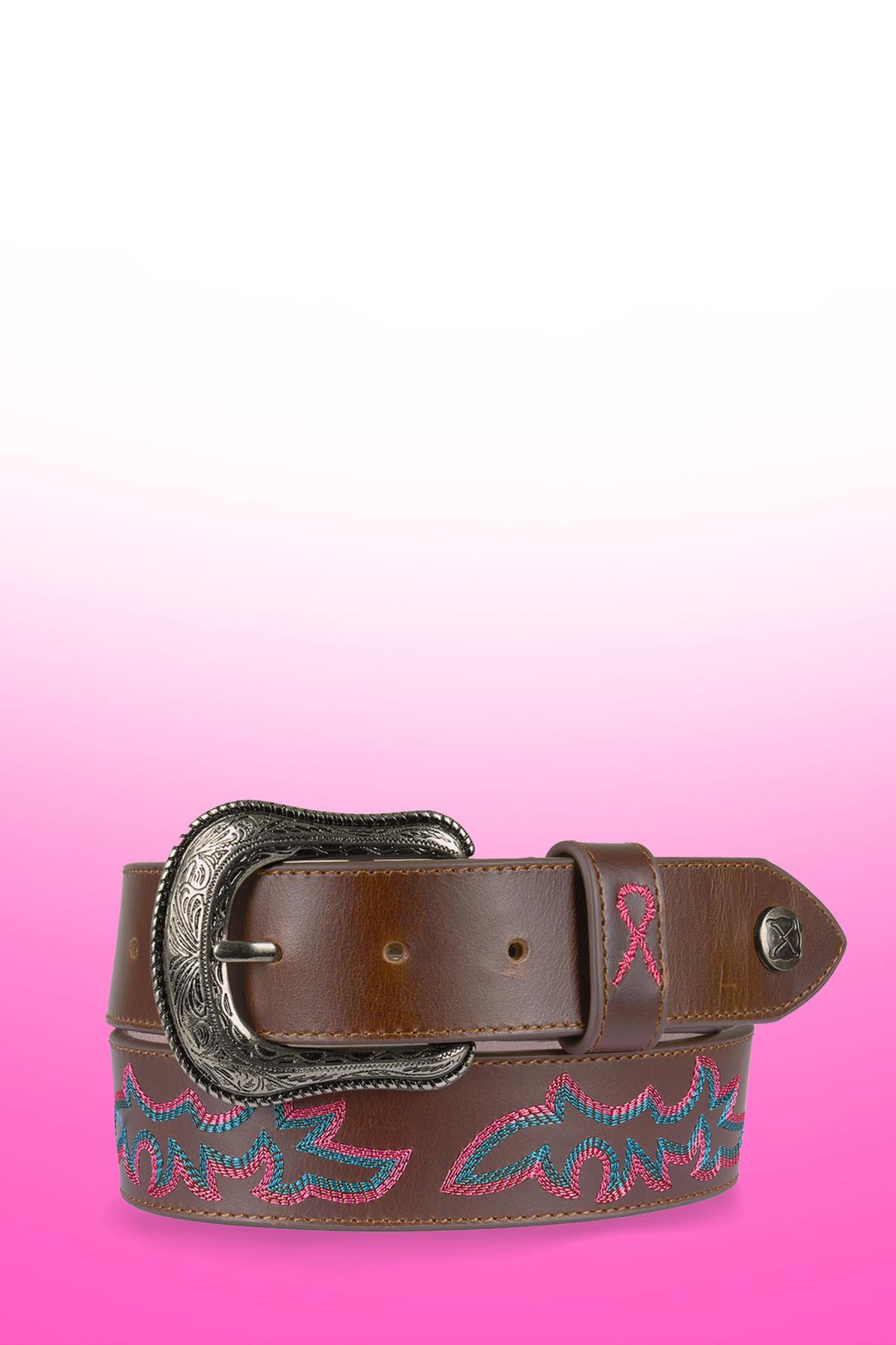 Twisted X® Pink Ribbon Belt