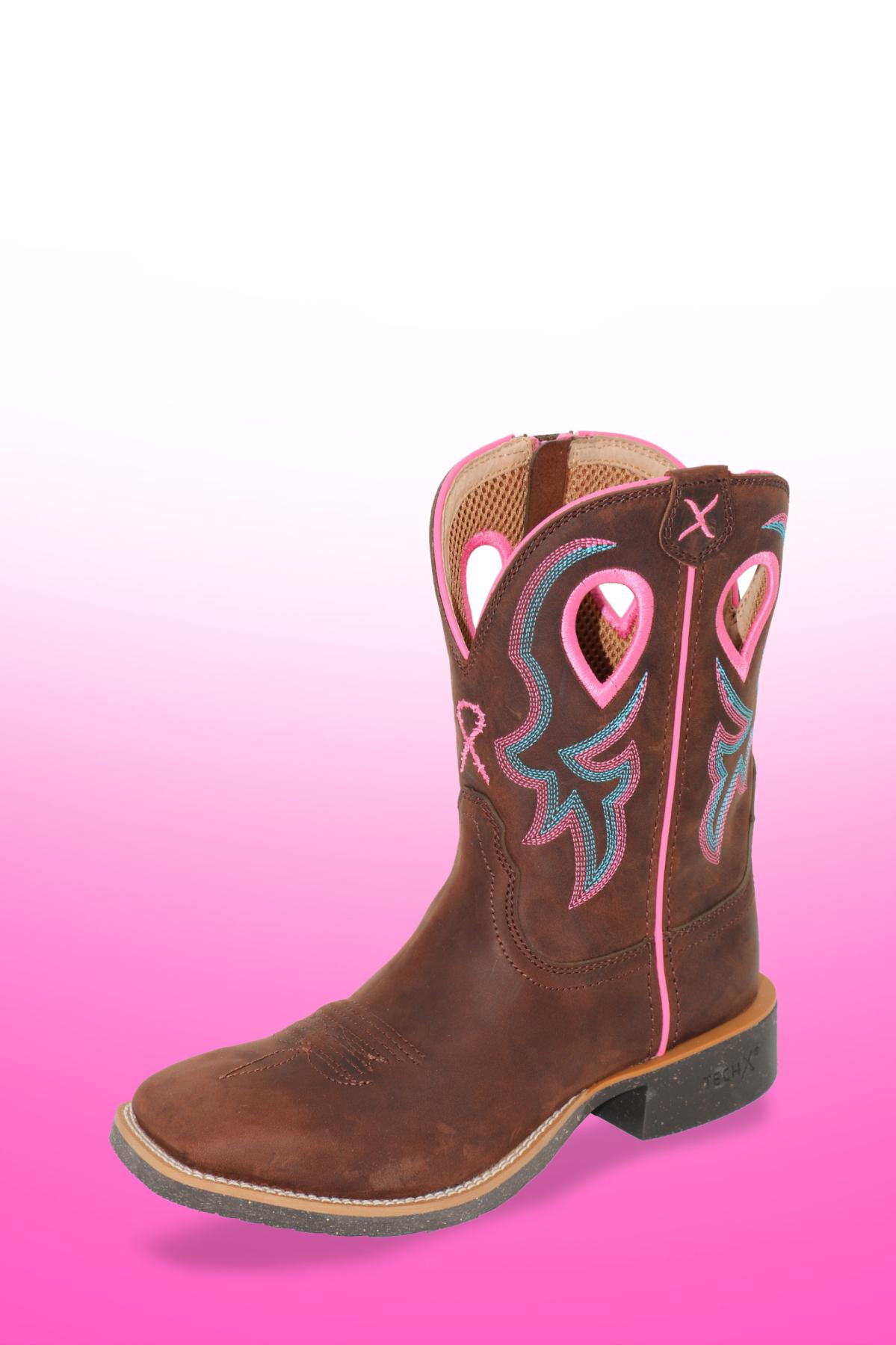 Women’s 9” Pink Tech X2 Zip Boot