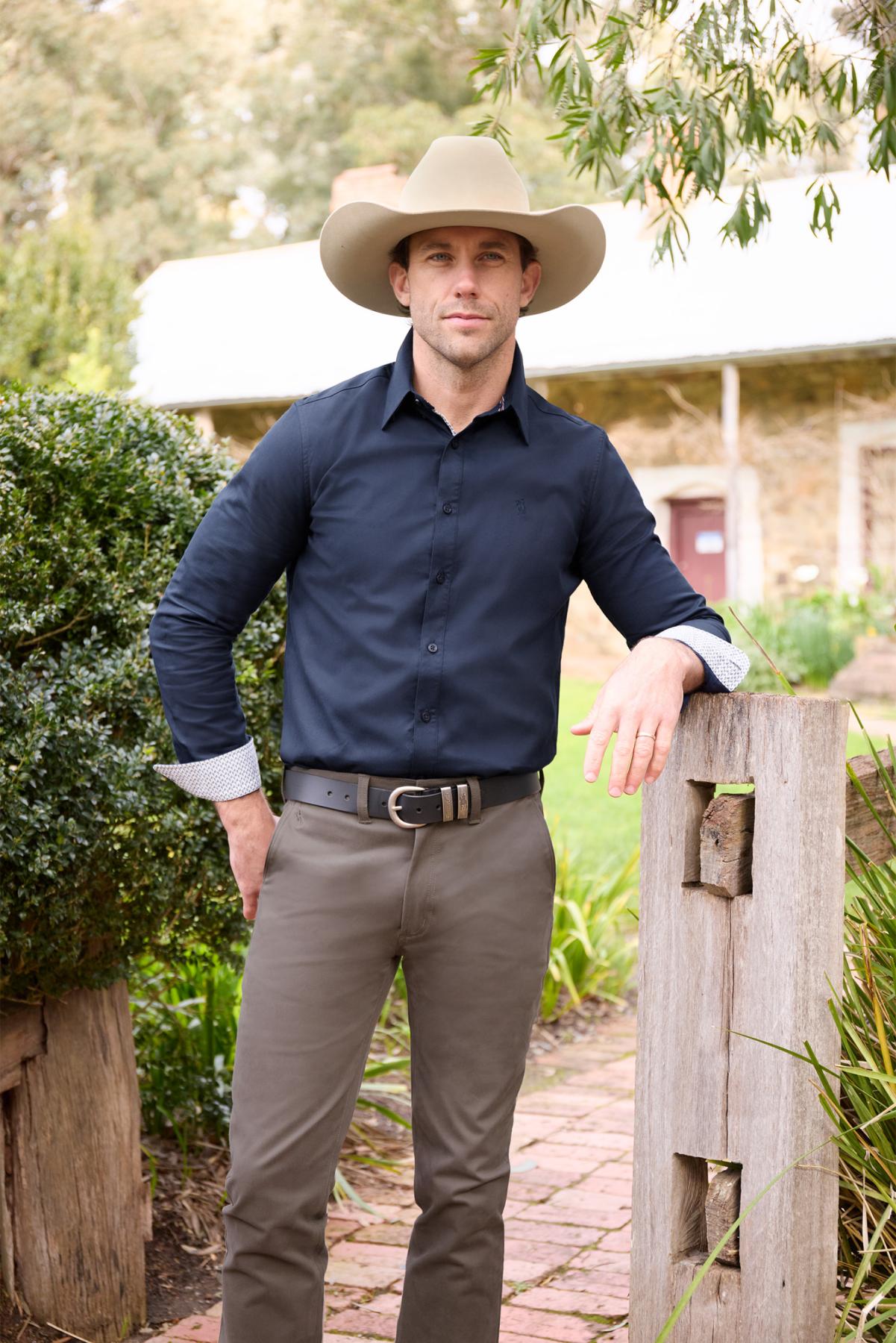 Men’s Callum Tailored Long Sleeve Shirt