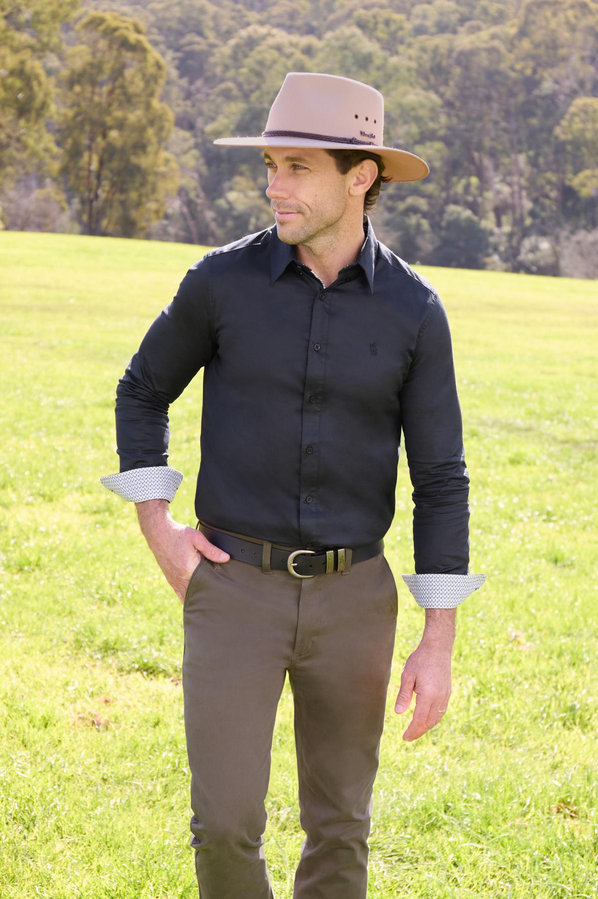 Men’s Callum Tailored Long Sleeve Shirt